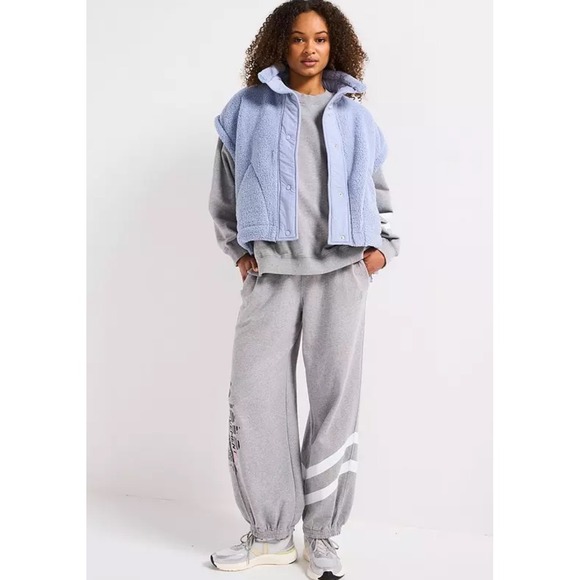 Free People Movement Heather Grey Joggers‎ Lounge Sweatpants Athleisure NWT Sz L - Picture 7 of 13